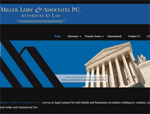 Tablet Screenshot of millerleiby.com